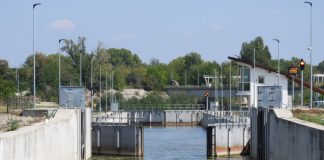 Lavori alla Conca di navigazione di Valdaro, la riapertura stimata a fine aprile