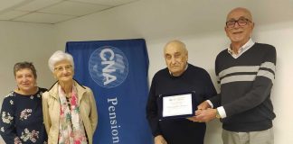 Cna Pensionati Mantova, riconoscimento a Ermenegildo Pacchioni per l’impegno nell’associazionismo artigiano