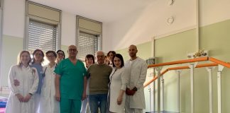 Iom dona una pedana per migliorare la riabilitazione cardiorespiratoria al Poma