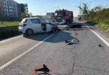 Scontro auto-moto sull’Ostigliese a Valdaro: tre feriti, gravissimo un 32enne