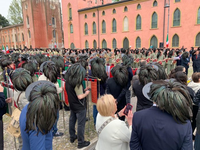 Goito cerimonia Battaglia Bersaglieri