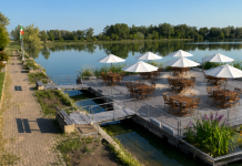 A Gonzaga nasce l’isola galleggiante della comunità ai Laghi Margonara