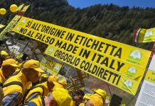 Protesta Coldiretti al Brennero, in 250 da Mantova per l’abolizione del codice doganale