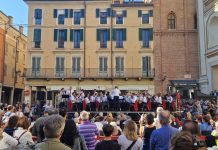 Piazza Mantegna gremita per il tradizionale concerto della Banda Città di Mantova