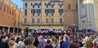 Piazza Mantegna gremita per il tradizionale concerto della Banda Città di Mantova
