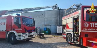 Ceresara, principio d’incendio ai pannelli fotovoltaici in un’azienda