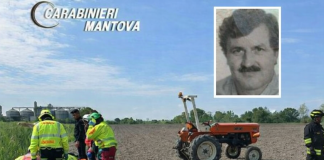 Castel Goffredo, trattore si ribalta nei campi: muore agricoltore 68enne