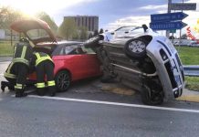 Valdaro, pauroso scontro: due auto finiscono sul guardrail. Coinvolto anche bimbo di 4 anni