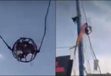 Incidente al luna park di Siviglia: il cavo si spezza, la cabina precipita