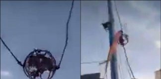 Incidente al luna park di Siviglia: il cavo si spezza, la cabina precipita