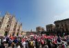 Manifestazione Lega, piazza Duomo gremita contro “un’Europa che frena”: presenti anche 120 militanti mantovani