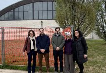Ampliamento palestra di Levata: sopralluogo e consegna del cantiere. I lavori partiranno a maggio