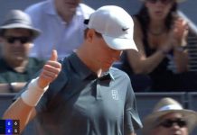 Sinner, nervosismo a Madrid: fallisce il set point e alza il pollice