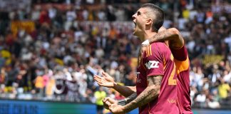 La Roma vince il derby e sale al quarto posto, Mancini stende la Lazio
