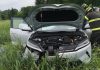 Monzambano, auto nel campo: paura per due coppie di coniugi in viaggio