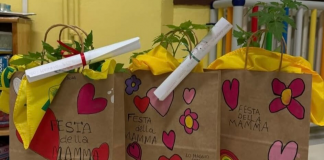 Sermide e Felonica, Festa della Mamma con le piantine di Coldiretti coltivate dai bambini