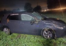 Moglia, auto esce di strada e finisce nei campi: paura per cinque giovanissimi,due all’ospedale