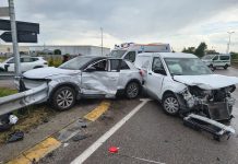 Valdaro, scontro auto-furgone sull’Ostigliese: 82enne estratto dai Vigili del Fuoco