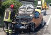 Auto in fiamme a Dosolo, intervento rapido dei Vigili del Fuoco