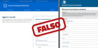 Allarme Cna: falsa email sul rinnovo della tessera sanitaria