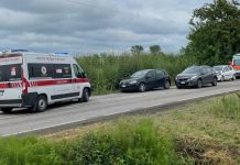 Suzzara, tamponamento a catena in via della Pace: cinque persone coinvolte