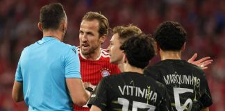 Mendes rischia espulsione, Kompany chiede un rigore: caos in Bayern Monaco-Psg