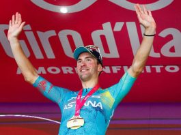 Giro d’Italia, Bettiol vince la 13esima tappa: Eulalio sempre in rosa
