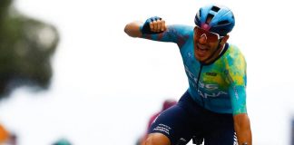 Giro d’Italia, Davide Ballerini vince in volata la sesta tappa. Eulalio sempre in rosa