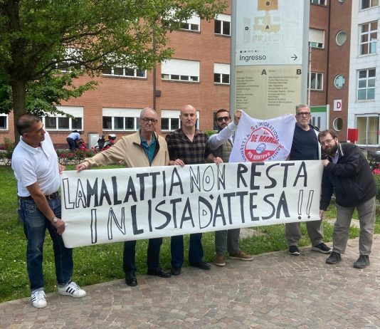 De Marchi, sit-in al Poma: “Sanità: meno liste d’attesa, più sicurezza per gli operatori”