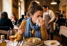 Naso che cola mentre si mangia? Ecco perché, 3 consigli pratici