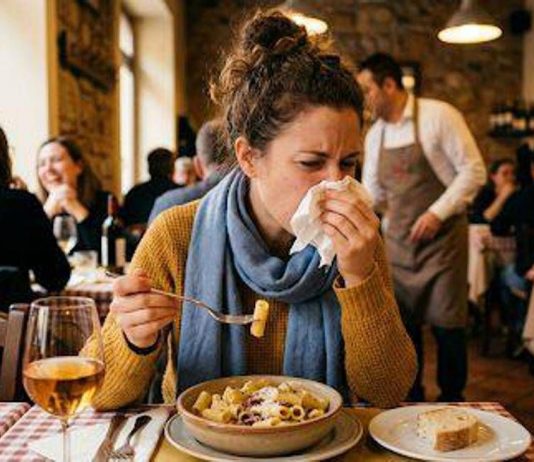 Naso che cola mentre si mangia? Ecco perché, 3 consigli pratici