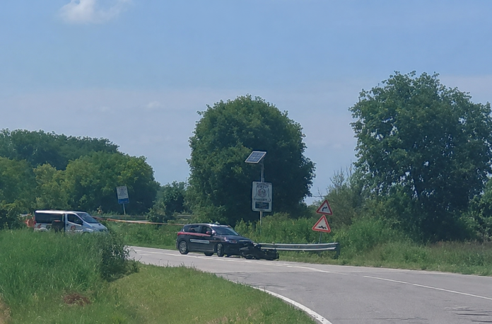 foto moto Antonio Bruno incidente Ostigliese