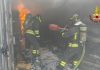 Monzambano, incendio al campeggio Alto Mincio, container in fiamme