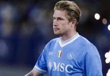 Napoli, De Bruyne ‘saluta’ Conte: “Se ne va, sono contento”