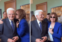 Gianna Nannini e il bacio rock a Mattarella: virale lo slancio fuori protocollo al Quirinale
