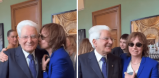 Gianna Nannini e il bacio rock a Mattarella: virale lo slancio fuori protocollo al Quirinale