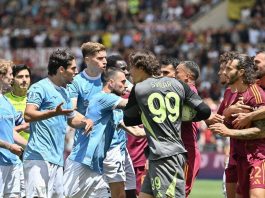 Roma-Lazio, espulsi Rovella e Wesley per rissa: cos’è successo all’Olimpico