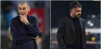 Serie A, iniziato domino allenatori: Sarri all’Atalanta, Gattuso alla Lazio