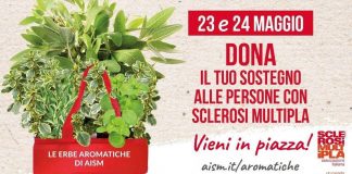 Settimana nazionale della sclerosi multipla, tornano le erbe aromatiche Aism in 500 piazze