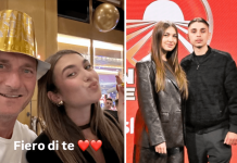 Totti papà orgoglioso, l’emozione per la vittoria di Chanel: “Mi ha sorpreso”