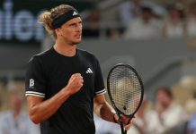 Roland Garros, oggi Zverev-De Jong – Diretta