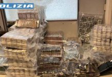 Maxi sequestro da 190 kg di droga nel milanese, due arresti