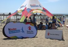 Sport e inclusione a Marina di Grosseto con Ferrero, Save the Children e Sensini