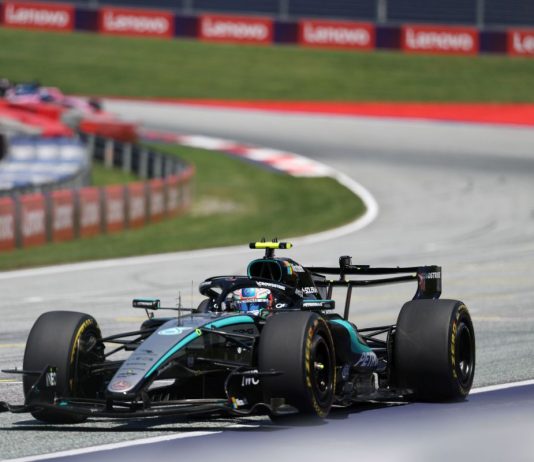 Antonelli domina il venerdì in Austria, Ferrari indietro