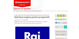 Bando Rai per le agenzie di stampa, Figec “Non garantisce pari opportunità”
