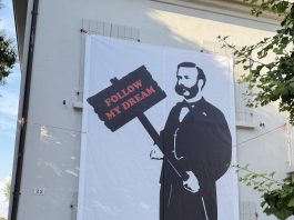 Solferino, ritrovata opera di Gianus con Henry Dunant in via Ossario