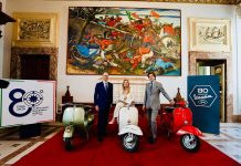 La Vespa compie 80 anni, Meloni riceve i vertici di Piaggio
