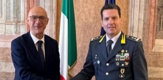 Mantova, incontro tra prefetto Bolognesi e comandante regionale Guardia di Finanza Compagnone