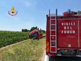 Montanara, camion finisce fuori strada. Grave autotrasportatore 49enne