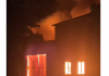 Incendio alla Cantina di Quistello, chiusa la strada d’accesso. Fiamme visibili da lontano